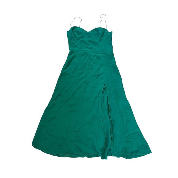 Reformation Juliette Dress Emerald Green - Picture 1 of 12